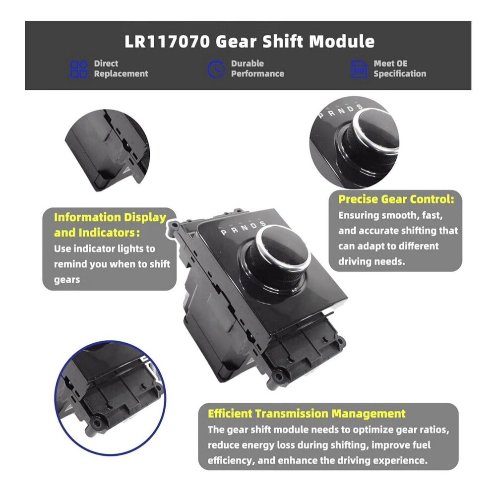 LR117070 Gear Shift Module Range Rover Velar Evoque Automatic Transmission - Picture 7 of 9